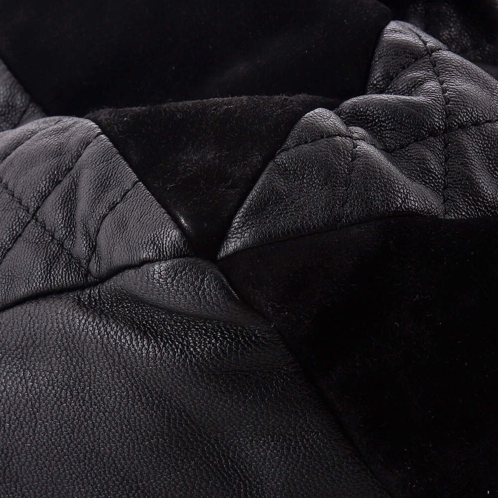 Chanel Medium Patchwork Drawstring Bag Leather an… - image 6